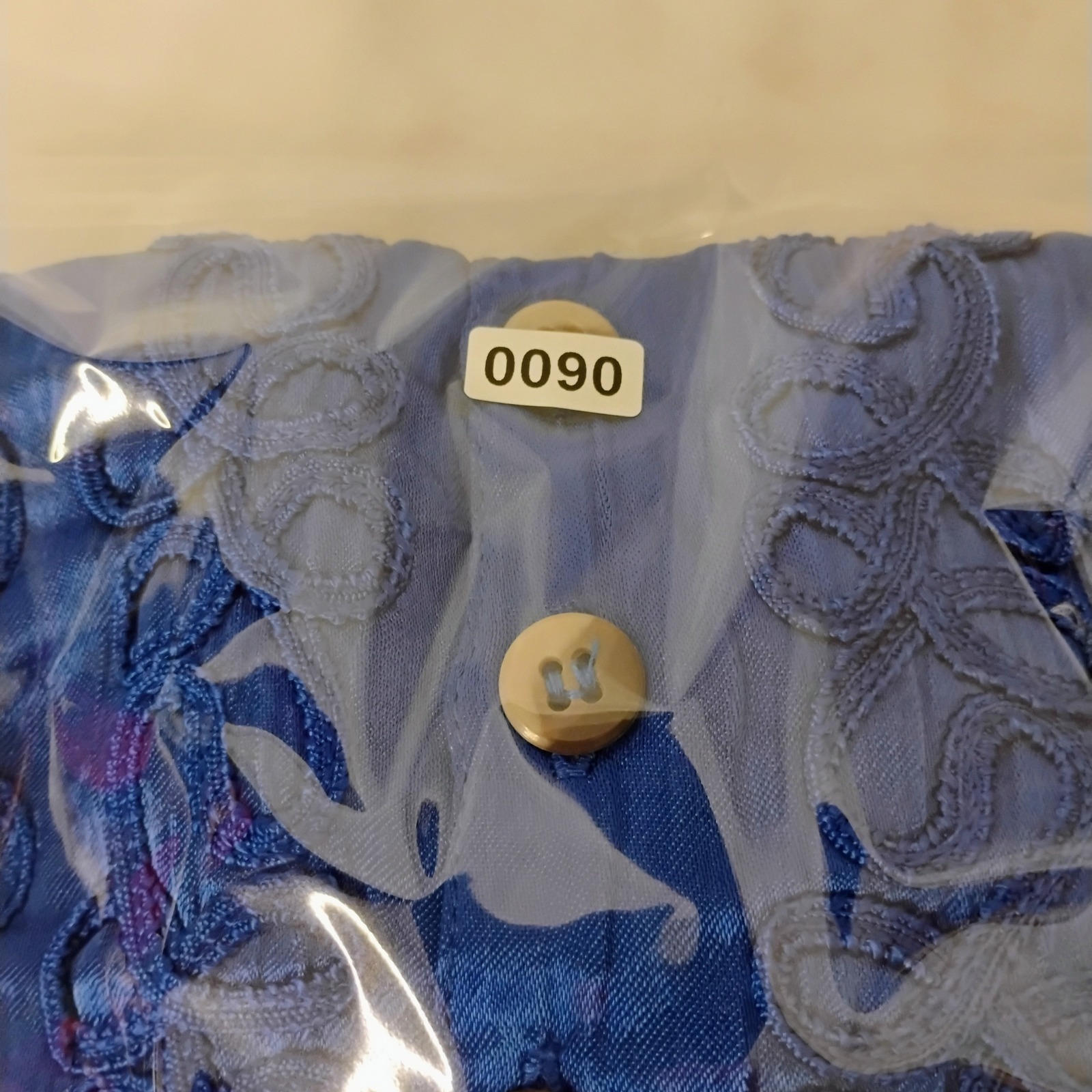 Holy Clothing Nwt Blue Embroidered Tunic Blouse 2x Renaissance Whimsigoth Fairy — image 8 of 8